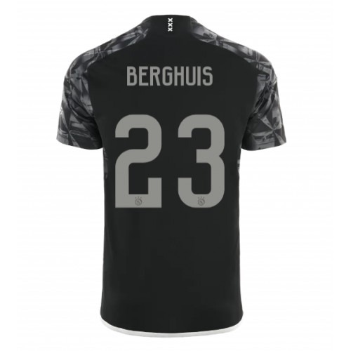 Maillot de foot Ajax Steven Berghuis #23 Troisième 2023-24 Manches Courte Maillot de foot Ajax Steven Berghuis #23 Troisième 2023-24 Manches Courte